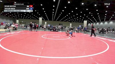 125 lbs Champ. Round 5 - Rylee Sexton, Hurricane Wrestling Academy vs Taylor Niece, Heart And Pride Wrestling Club