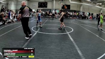 85 lbs Cons. Round 2 - Maxwell Smart, Olney Outlaws vs Carsyn Knox, Northern Mat Club