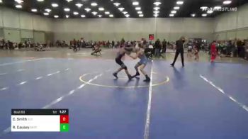 73 lbs Quarterfinal - Caleb Smith, Elite Force Wrestling Club vs Raymond Causey, East Coast Bandits