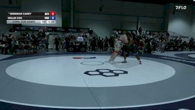 130 kg Cons. Sub-semis - Brennan Carey, NMU-National Training Center vs Willie Cox, Vallo WC