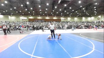 40 lbs Quarterfinal - Hunter Collinson, Truckee WC vs Slade Stephenson, Small Town WC