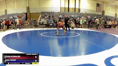 97 lbs Champ. Round 2 - Ethan Kowalski, MI vs John McKay, MI