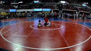 40 lbs Cons. Semi - Hazel Floyd, Team Champs vs Remi Weeks, Shepherd Girls