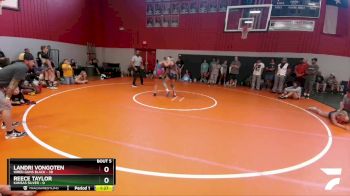 132 lbs Round 2 (8 Team) - Landri VonGoten, Hired Guns Black vs Reece Taylor, Kansas Silver