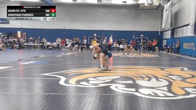 157 lbs Round Of 16 - Adam St. Cyr, Southern Maine vs Jonathan Fabrizio, Roger Williams