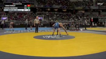138 lbs Quarterfinal - Evan Stanley, Lowell vs Justice Thornton, Columbus North