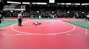 75 lbs Cons. Round 4 - Jaiden Crenshaw, SLW1 vs Isaac Denholm, NBHA