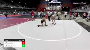 156 lbs Final - Anders Thompson, Flathead Valley WC vs Lucas Chamberlin, Pierre Governors