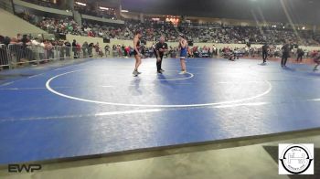 110 lbs Round Of 32 - Scarlett Vigil, Carl Albert JH vs Lily Caudle, Bixby JH Girls