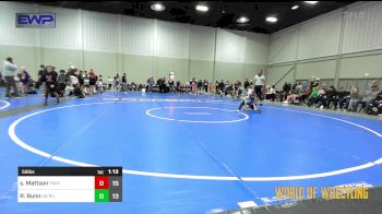 58 lbs 3rd Place - Spencer Mattson, Funky Singlets vs Riddic Bunn, Untouchables 9u Purple