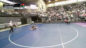 5A 135 lbs Cons. Round 1 - Kesley Simpson, Wasatch vs Silei Batimana, Hillcrest