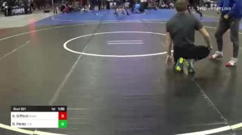 130 lbs Round Of 64 - Rogerio Perez, Utb Wrestling vs Keeven Gifford, Damaged Ear WC