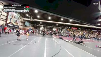 165 lbs Quarterfinal - Ezra Wiechmann, Bison Wrestling vs Abraham Dirkx, Dirkxworkx Wrestlers