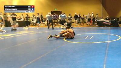 94 lbs 5th Place Match - Diego Loera, Club Venom vs Connor Clark, Steller Trained