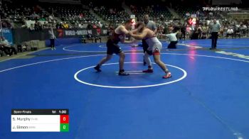 200 lbs Semifinal - Samuel Murphy, Threestyle Wrestling vs Joel Simon, Simmons Academy Wrestling Saw