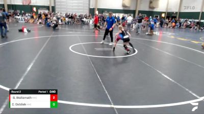 61-67 lbs Round 2 - Baylor Waltemath, Loomis vs Chasity Ostdiek, Blue Hill