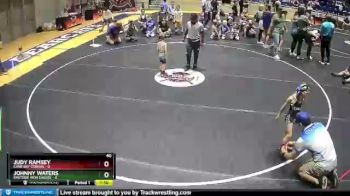 40 lbs Round 4 (6 Team) - Johnny Waters, Eastside Iron Eagles vs Judy Ramsey, Cane Bay Cobras