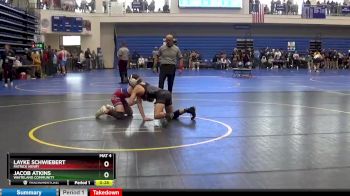 126 lbs Cons. Round 2 - Jacob Atkins, Whiteland Community vs Layke Schwiebert, PATRICK HENRY