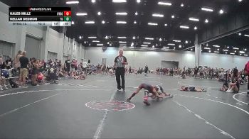 52 lbs Round 2 (4 Team) - Kaleb Millz, Backyard Brawlers Gold vs Kellan Dedmon, Team Gotcha