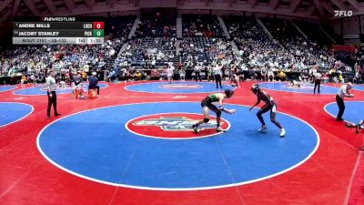 3A-132 lbs Quarterfinal - Andre Mills, Long County vs Jacoby Stanley, Pickens