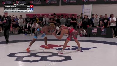 74 Final kg Champ. Round 1 - Jayden James, KD Training Center vs Ladarion Lockett, Cowboy RTC/ Titan Mercury Wrestling Club (TMWC)