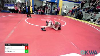 64-67 lbs Quarterfinal - Drake Lear, Ft. Gibson Takedown Club vs Ulrich Dyches, IRONMEN Wrestling Club
