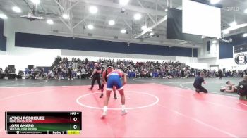 132 lbs Champ. Round 2 - Josh Amaro, Ventura High School vs Ayden Rodriguez, Indio High School