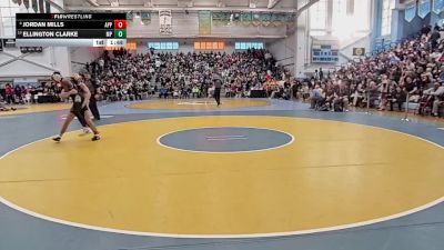 138 lbs Champ. Round 1 - Ellington Clarke, Mt Pleasant H S vs Jordan Mills, Appoquinimink