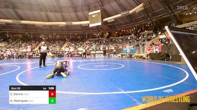 90 lbs Round Of 32 - Christian Garcia, Checotah Matcats vs Abel Rodriguez, Callan Wrestling Academy