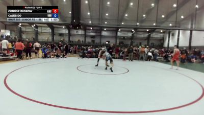 Junior FS - 126 lbs Cons. Round 3 - Connor Budrow, Askeo International Mat Club vs Caleb Do, UP Outlaw WC