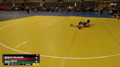 84 lbs Semis & 1st Wrestleback (8 Team) - Branlin Hollnagel, LSH vs Isaac Pickar, Brainerd