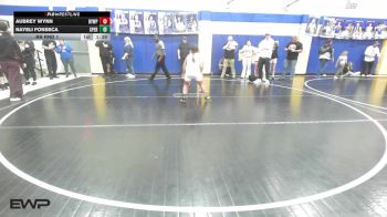 105 lbs Rr Rnd 1 - Aubrey Wynn, Beggs Youth Wrestling Program vs Nayeli Fonseca, Sperry Wrestling Club