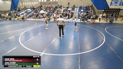 88 lbs Quarterfinal - Jack Sims, Northside Wrestling Club vs Ivan Starr, Roy Wrestling Club