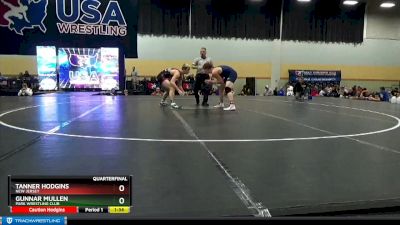 165 lbs Quarterfinal - Gunnar Mullen, Park Wrestling Club vs Tanner Hodgins, New Jersey