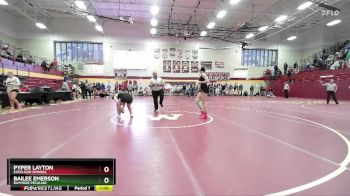 135 lbs Cons. Semi - Bailee Emerson, RAYMORE PECULIAR vs Pyper Layton, EXCELSIOR SPRINGS