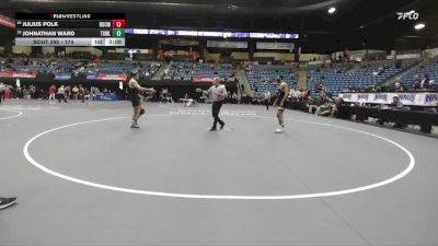 174 lbs Cons. Round 2 - Julius Polk, Rochester Christian vs Johnathan Ward, Texas Wesleyan