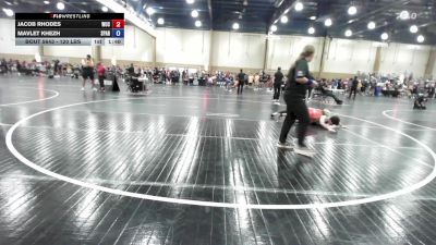 120 lbs Consolation - Jacob Rhodes, Wrestling University Club vs Mavlet Khezh, Spartan RTC @LHP