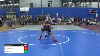 126 lbs Consi Of 8 #1 - Logan Vallejo, Iawc vs Teagan Block, MN All Stars