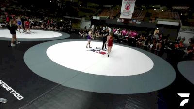 105 lbs Isabella Fodera, SDIKWA - San Diego-Imperial Kids Wrestling Association vs Paige Peters, TCWA - Tri-Counties Wrestling Association