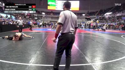 7A 157 lbs Semifinal - Bo Reynolds, Huntsville vs Sean Lydon, Sparkman