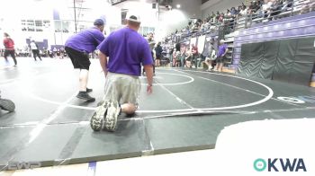 55-58 lbs Rr Rnd 1 - Parks Greenwood, Mannford Pirate Youth Wrestling vs Saij Regier, Buck Pride Wrestling