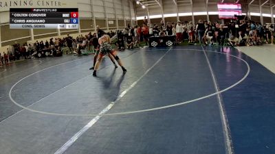 165 lbs Cons. Round 5 - Colten Conover, Montana vs Chris Anguiano, California