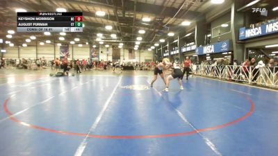 220 lbs Consi Of 16 #1 - Keyshon Morrison, NC vs August Furman, CT