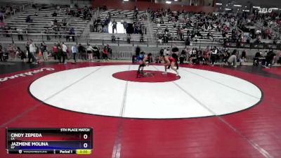 59 lbs 5th Place Match - Cindy Zepeda, CA vs Jazmene Molina, NY