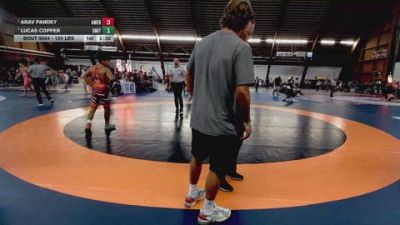 120 lbs Final - Arav Pandey, American Dream Wrestling Club vs Lucas Copper, Smitty's Barn