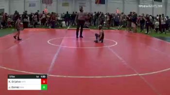 57 lbs Quarterfinal - Kao Grijalva, HotShots Wrestling vs Joshua Gomez, Nwa