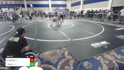 150 lbs Round Of 32 - Brock Kenney, Reign WC vs Trey Byun, Team Thunder WC