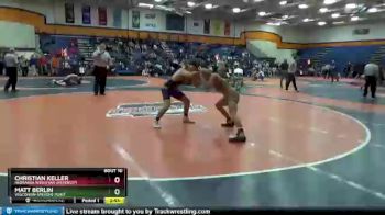 133 lbs Champ. Round 1 - Matt Berlin, Wisconsin-Stevens Point vs Christian Keller, Nebraska Wesleyan University