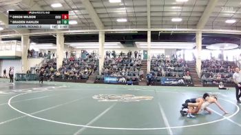 125 lbs Cons. Round 2 - Orion Wilson, Grand Valley State vs Braden Hahlen, Lake Erie