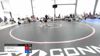 66 kg Consolation - Kristofer Bitterman, Virginia Team Predator #2 vs Sotiros Papadopoulos, Doughboy Blue